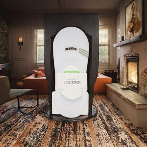 Personnalisable <span class=keywords><strong>Hiver</strong></span> Vert Bas Animal Imprimé <span class=keywords><strong>Très</strong></span> Mince Bateau <span class=keywords><strong>Chaussettes</strong></span> Tricoté <span class=keywords><strong>L</strong></span>éger Nylon Spandex Écologique Femmes Diabétiques - Product Image 3