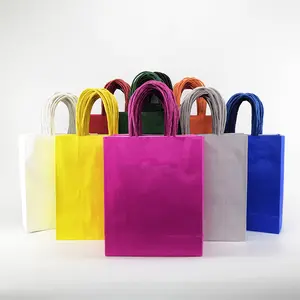 Take-out Handmade Breathable Custom Print Kraft Paper Bag Designs For Food