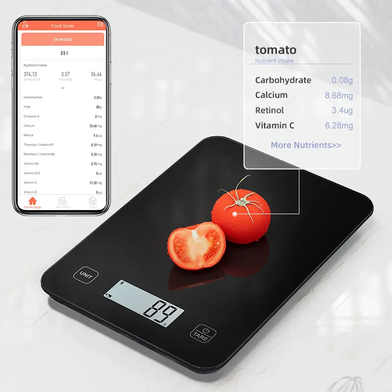 Profissional Mini Superior Digital Multifuncional Cozinha Pesando Smart Nutrition Food Scale