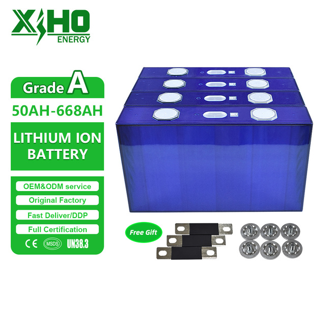 XIHO 3.2V LFP 668Ah 628Ah 330Ah 314Ah MB56 MB31 Lithium Ion Batteries Lifepo4 Prismatic Cells 48V Solar Energy Storage Pack