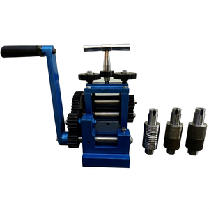 <b>Iron</b> Jewelry Draw Tong <b>8</b>" Irregular Shape Mini Rolling Mill with 5 Rolls SUNTOOLS/STIPL for DIY Jewelry Making Tools - Product Image 1