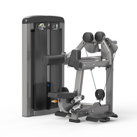 Machine d'extension des mollets à charges guidées de qualité professionnelle, équipement de fitness commercial robuste pour l'entraînement de la force des mollets, mouvement fluide