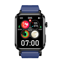 Reloj Inteligente S11 (HealthWear) con Pantalla Cuadrada, Resistente al Agua, Monitoreo de Ácido Úrico, Lípidos en Sangre, Presión Arterial, ECG y SpO2
