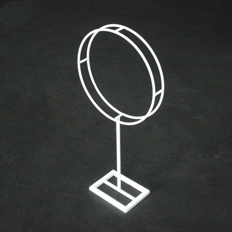 New wrought iron wedding decoration table flower decoration home decor metal vase with handle