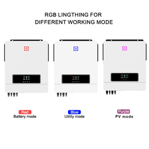 อินเวอร์เตอร์พลังงานแสงอาทิตย์แบบไฮบริด MPP 10Kw <span class=keywords><strong>10.2</strong></span>กิโลวัตต์ออฟกริด48โวลต์ถึง230โวลต์เอาท์พุทคู่อินเวอร์เตอร์ครบชุด - Product Image 5