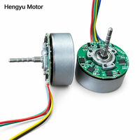 Moteur CC sans balais à rotor externe BL4818W 48 mm à faible bruit avec signal FG, contrôle de vitesse en boucle fermée, montage sur bride, pour maison intelligente
