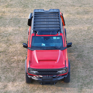 Cesta Portaequipajes de Techo de Aleación de Aluminio con Escalera Lateral y Caja Lateral para <span class=keywords><strong>Ford</strong></span> <span class=keywords><strong>BRONCO</strong></span> 4 Puertas 2 Puertas 2022+ - Product Image 5