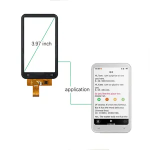 Tela LCD personalizada 1.54"2.0"2.4"2.8"3.0"3.5"3.92"4.0" Tela redonda/quadrada/barro módulo capacitivo de toque TFT