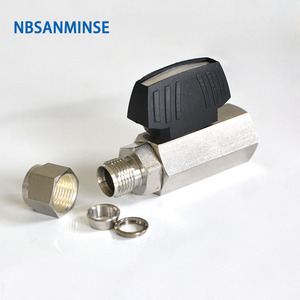 Vanne à boisseau sphérique en acier inoxydable King 1/2 po NPT 1000 PSI pour eau et air à basse température - Product Image 4
