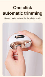 Máquina Eléctrica Recargable para el Cuidado de las Uñas en Casa, Instrumento Inteligente Dos en Uno para Cortar Uñas, Máquina Multifuncional para Uñas - Product Image 6