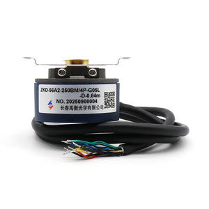 Changchun Yuheng ตัวเข้ารหัสส่วนเพิ่ม ZKD-56A2-250BM 4P G05L D 0.64M สายเคเบิลนำไปสู่ปลายกลม - Product Image 1