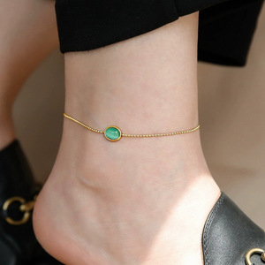 Nouvelle Arrivée : Bracelet de Cheville Vintage Cœur, Bijou Fantaisie en Acier Inoxydable Multi-Styles Exquis pour Femme - Product Image 1