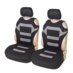 T恤设计通用涤纶织物前排汽车座椅套座椅保护器