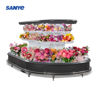 Présentoir à fleurs réfrigérateur congélateur réfrigérateur vitrine réfrigérateur réfrigérateur à fleurs d'occasion