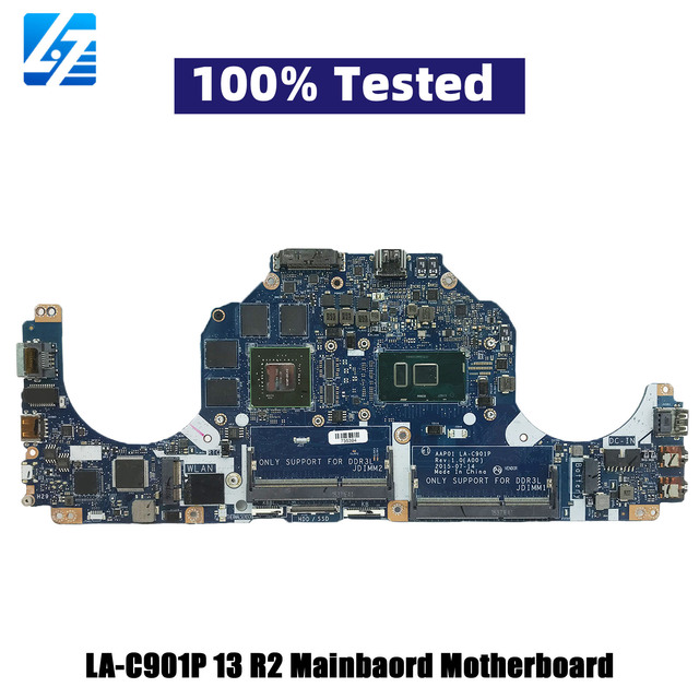 For DELL Alienware 13 R2 Laptop Motherboard With I5 I7 CPU AAP01 LA-C901P CN-0NHYX3 CN-0V3TCJ DDR3 Mainboard 100% Tested OK