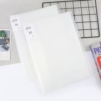 Pochettes transparentes personnalisées A2 A4 en PP pour livres de données, collection de posters, œuvres d'art, photos, portefeuilles d'art, classement de documents