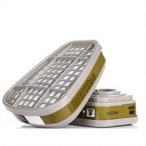 Cartouche multi-gaz acide/vapeur organique 6006 avec approbation NIOSH pour une utilisation contre une large gamme de gaz et de vapeurs, fabriquée aux États-Unis - Product Image 1