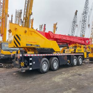 Grue sur camion Sany Stc 500s de marque chinoise, 50 tonnes, hauteur de levage de 60 m, direction des roues avant, adaptée aux terrains accidentés - Product Image 5