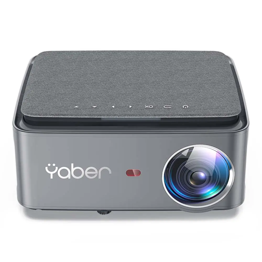 Yaber Projector with WiFi and Bluetooth, 13000L Outdoor Movie Projector Native 1080P 5G Keystone 50% Zoom Compatible with Phone