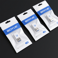Clé USB Câble de données Emballage électronique Pochette debout en aluminium avec logo imprimé et fermeture éclair Sacs Doypack Mylar