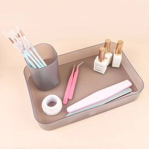 5 Piece <b>Nail</b> Art Storage Box Set Desktop Pen Holder Cotton Pad Tray Salon Manicure Organizer Tool Container Display <b>Case</b> Kit - Product Image 5