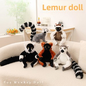 Neues Schwanzlemur-Plüschtier mit PP-Baumwollfüllung und gesticktem Design – Kuscheltier für Kinder, 25 cm - Product Image 2