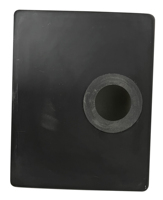 BLM-GU4141S 16*16*8 pouces noir sous évier simple bol évier en granit Composite évier pour cuisine