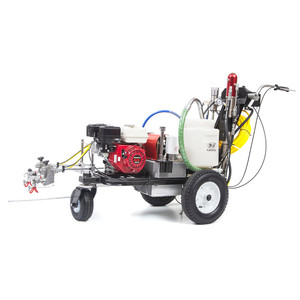 เครื่องทำเครื่องหมายถนนแบบพ่นสีเย็น PT-200HS ระบบไฮดรอลิก กำลังสูงพิเศษ สำหรับลานจอดรถ - Product Image 6