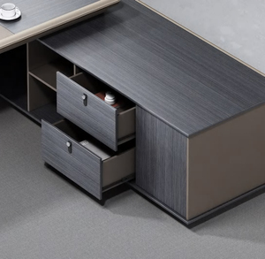 Office Furniture Modern Design Italian Ceo Boss Wooden Working <strong>Desk</strong> Office Executive <strong>Table</strong> <strong>Desk</strong> - Product Image 5