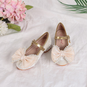 <span class=keywords><strong>Scarpe</strong></span> Eleganti per <span class=keywords><strong>Bambina</strong></span> di Alta Qualità, Primavera-Autunno, <span class=keywords><strong>con</strong></span> Fiocco in Velluto, Perle e Cristalli, <span class=keywords><strong>Tacchi</strong></span> Alti per Feste - Product Image 4