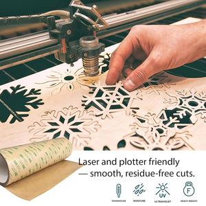 12 Zoll x 60 Yard Rolle Transparentes 3M 467 200MP Doppelseitiges Acryl-Hitzebeständiges Klebeband 3M 467MP Klebeübertragungsband - Product Image 4