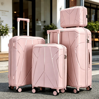 Ensemble de bagages de luxe en PP léger et imperméable, coque rigide, doublure en polyester écologique, valise de voyage – Vente en gros usine