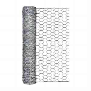 Rouleau de grillage hexagonal en fil de fer galvanisé recouvert de PVC antirouille pour clôture de poulailler/élevage, jardin, verger, enclos pour lapins/animaux de compagnie JoyLink - Product Image 1