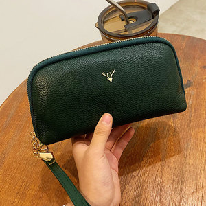 Bolso de Mano de Cuero Genuino para Mujer, Modelo 2025, Versátil, Simple, Casual, para Teléfono, Venta al Por Mayor del Fabricante - Product Image 4