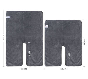 Serviette de Spa rose, lot de pièces, convient pour le <span class=keywords><strong>visage</strong></span>, en microfibre, anti-blanchiment, avec Logo personnalisé - Product Image 2