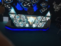 Cabina de DJ. Bate HD Pantalla Led de señal SMD Panel DJ Pantalla led DJ