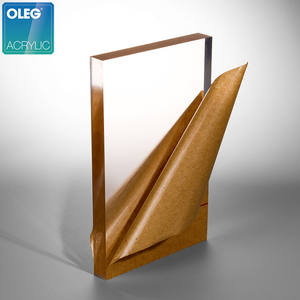 OLEG plastica trasparente acrilico vetro 4*8 ft dimensione 3-100mm spessore Pmma acrilico foglio per il taglio Laser - Product Image 1