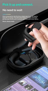 Auriculares deportivos con gancho para la oreja X27, auriculares inalámbricos con pantalla Digital y batería de larga duración para correr y hacer ejercicio - Product Image 4