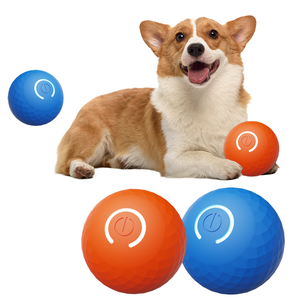 Yeni akıllı dayanıklı ABS haddeleme topu Pet çiğnemek oyuncak TPR elektrik interaktif yün oyuncak kediler köpekler için komik sürdürülebilir tarzı küçük - Product Image 1