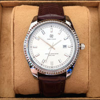 Reloj de pulsera de alta gama para hombre, superventas, con excelente apariencia, correa de cuero luminosa para negocios, resistente al agua