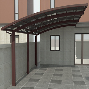 Conception simple en aluminium métal garages auvents utilisé carports à vendre ports de voiture et <span class=keywords><strong>abris</strong></span> - Product Image 6