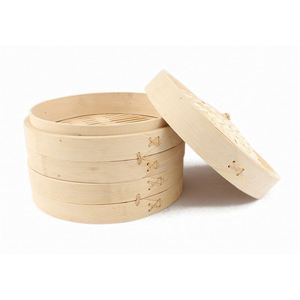 Vaporiera in Acciaio Inox con Cesto Pieghevole in Bambù per Uso Domestico, 36 Cesti da 12 Vassoi, per Panini <span class=keywords><strong>al</strong></span> Vapore Giapponesi - Product Image 3