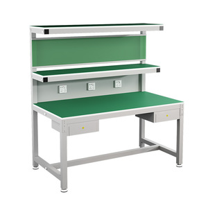Table d'inspection en acier laminé à froid ESD, robuste, légère, multifonctionnelle, personnalisable, support ODM/OEM, 1200x600x600mm - Product Image 1