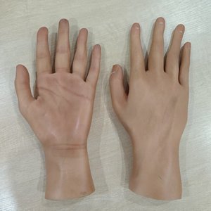 Guanto di simulazione mani modello di stampo indossabile Cosplay a mano artificiale che cambia carnevale realistico maschera in Silicone fatto a mano - Product Image 1