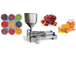 Máquina de Llenado de Pasta de Doble Cabezal de 100-1000 ml: para Molinillo de Mantequilla, Salsas y Líneas de Procesamiento de Vegetales y Producción de Crema HJ-P03 - Product Image 2