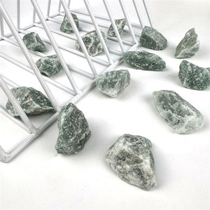 หินควอทซ์ธรรมชาติหินหยาบสีรุ้งฟลูออไรต์สีเขียว - Product Image 4