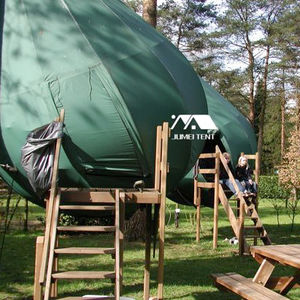 <span class=keywords><strong>Tente</strong></span> <span class=keywords><strong>de</strong></span> camping <span class=keywords><strong>de</strong></span> haute qualité en forme <span class=keywords><strong>de</strong></span> goutte d'eau, en toile verte pour l'extérieur, suspendue à un arbre pour le glamping - Product Image 6