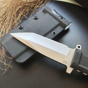 Cuchillo de Supervivencia ER Tactical de Acero Inoxidable de Alta Calidad con Funda de Madera de Nogal y Goma para Caza, Bricolaje, Personalizable, OEM - Product Image 5