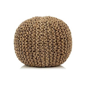 Top Selling Natural Jute Braided Pouf Ottoman Round <b>Floor</b> Cushion <b>Seating</b> Stool for Living Room Home Decor Available For Sale - Product Image 6