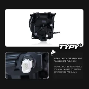 Kit de modification de phares TYPY 2024 pour LC76, style G, avec lentilles LED et feux de jour 12V, neuf - Product Image 4